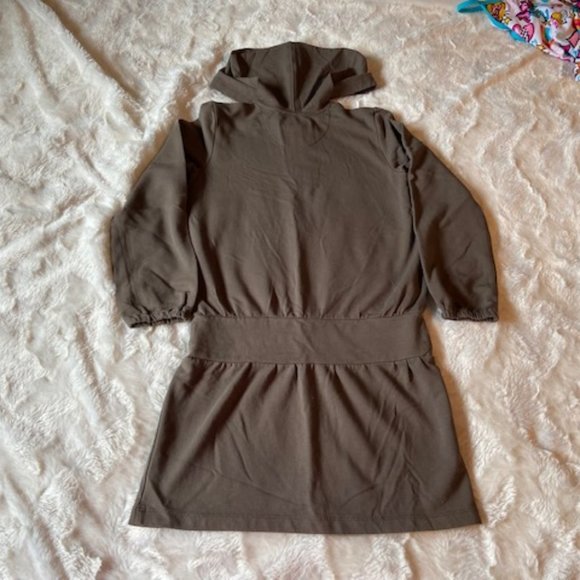 2/$55 Children's Place Brown Hoodie Dress Girls Size 7 NWT - Picture 6 of 11